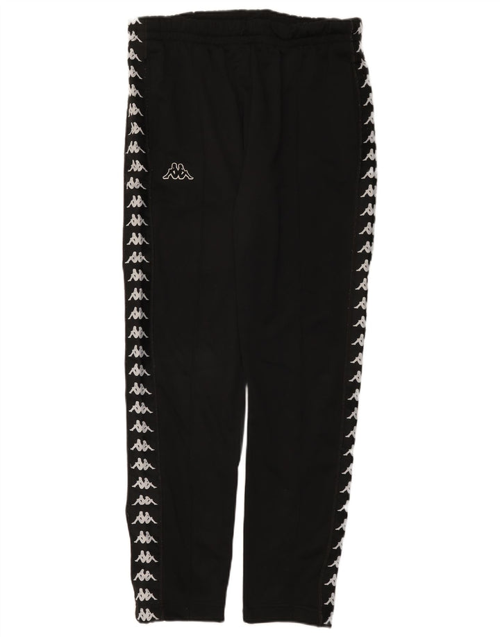 Kappa Pantalon de Survêtement Graphique Homme Noir Moyen Polyester