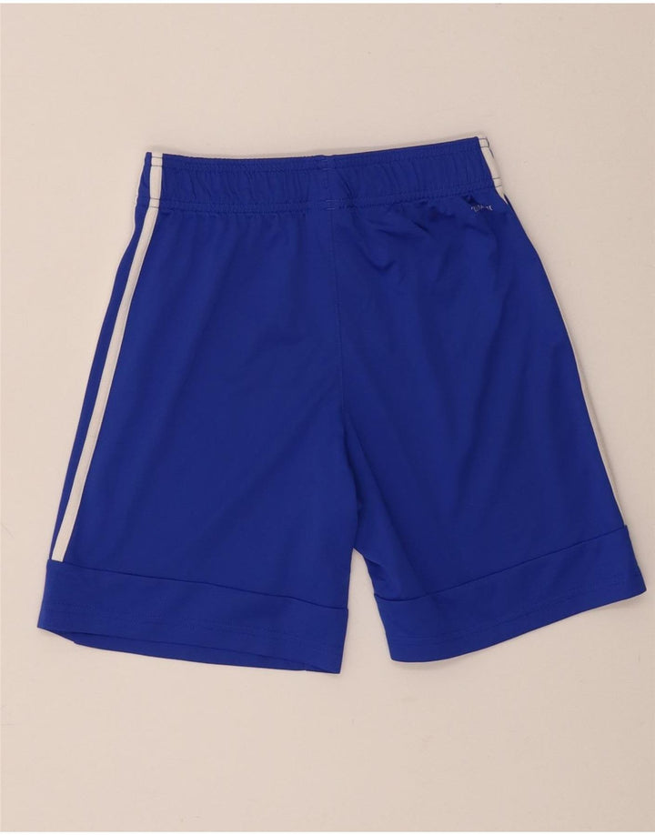 Adidas Boys Climalite Sport Shorts 11-12 Years  Blue Polyester
