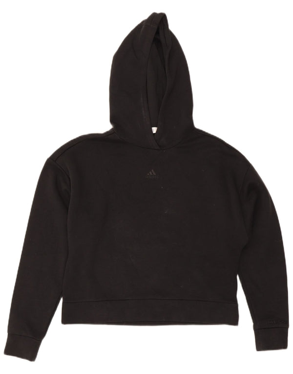 Adidas Sweat à capuche court pour garçon 13-14 ans Noir Coton