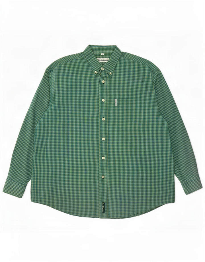 Ben Sherman Chemise Homme 4XL Vichy Vert