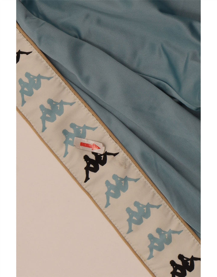 Kappa Veste de Survêtement Graphique Homme Bleu Moyen Polyester Colorblock