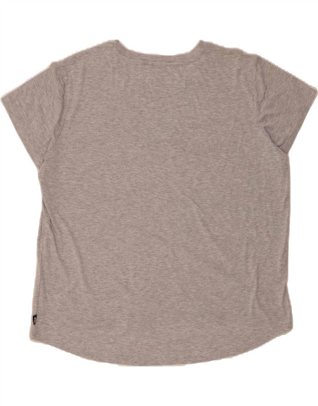 REEBOK Womens Graphic T-Shirt Top UK 20 2XL Grey Polyester Vintage Reebok and Second-Hand Reebok from Messina Hembry 