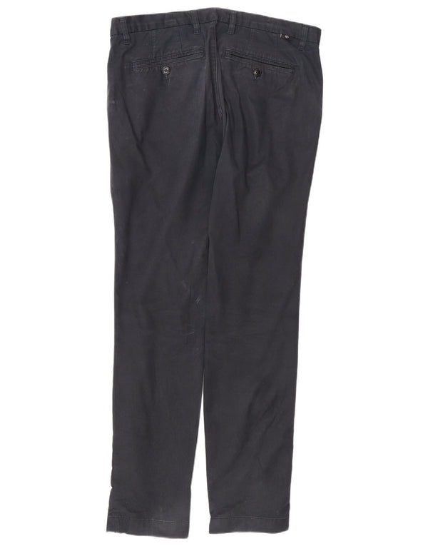 Pantaloni chino slim da uomo Ted Baker W34 L31 cotone blu navy