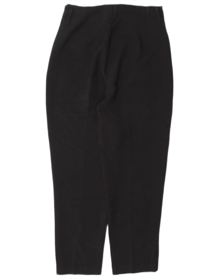 Zara Womens Tapered Casual Trousers Medium W28 L27 Black Polyester