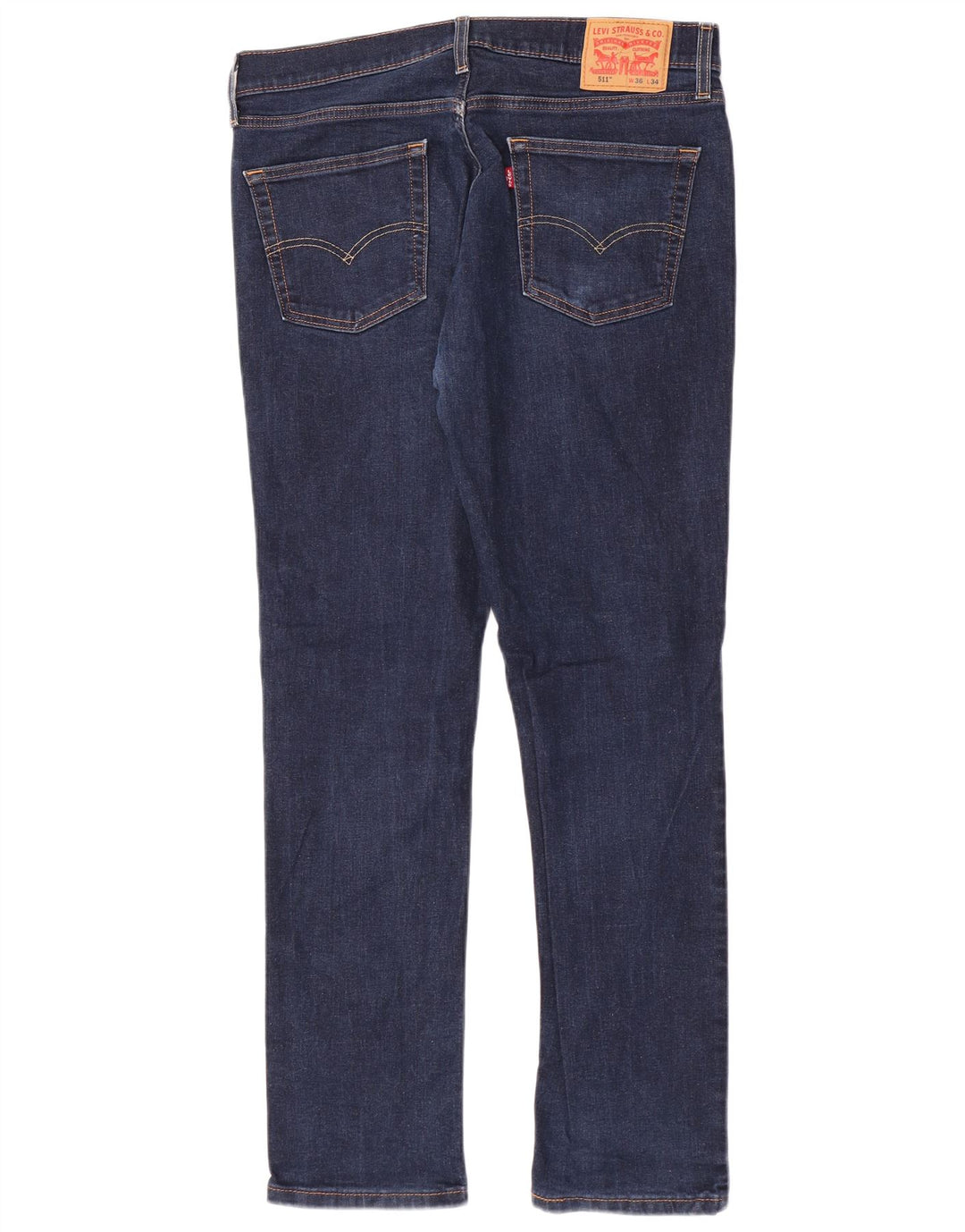 Levi's Mens 511 Slim Jeans W36 L34 Blue Cotton