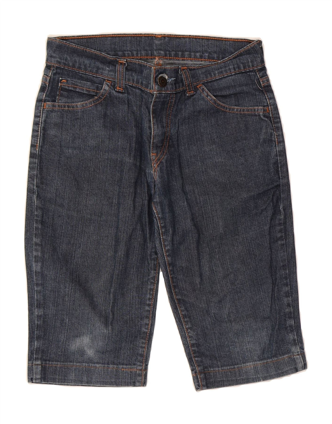 LEVI'S Womens Denim Shorts W26 Small Navy Blue Cotton Vintage Levi's and Second-Hand Levi's from Messina Hembry 