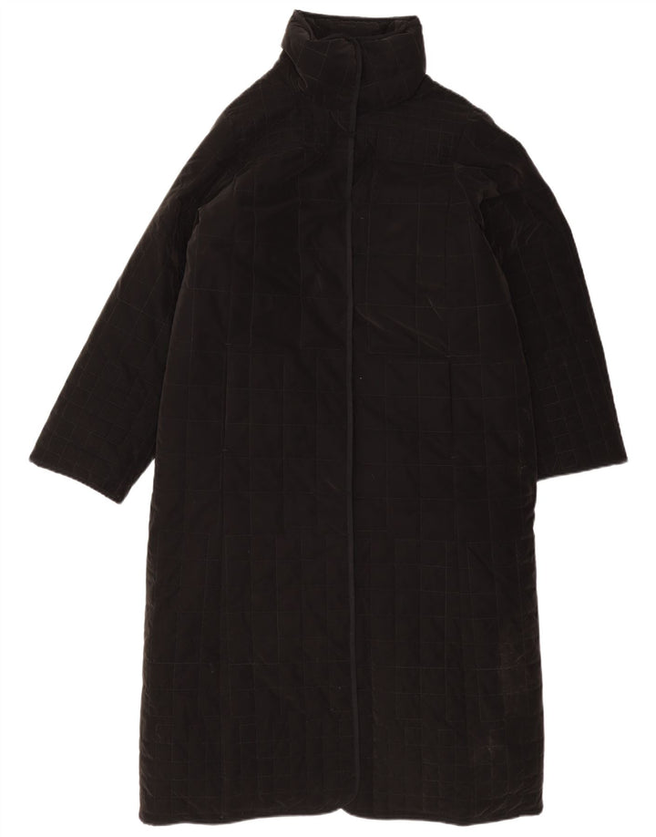 Desigual Womens Quilted Padded Coat UK 18 XL Black Polyester