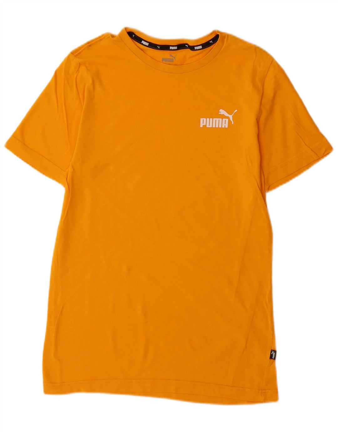 Puma Mens T-Shirt Top XS Yellow