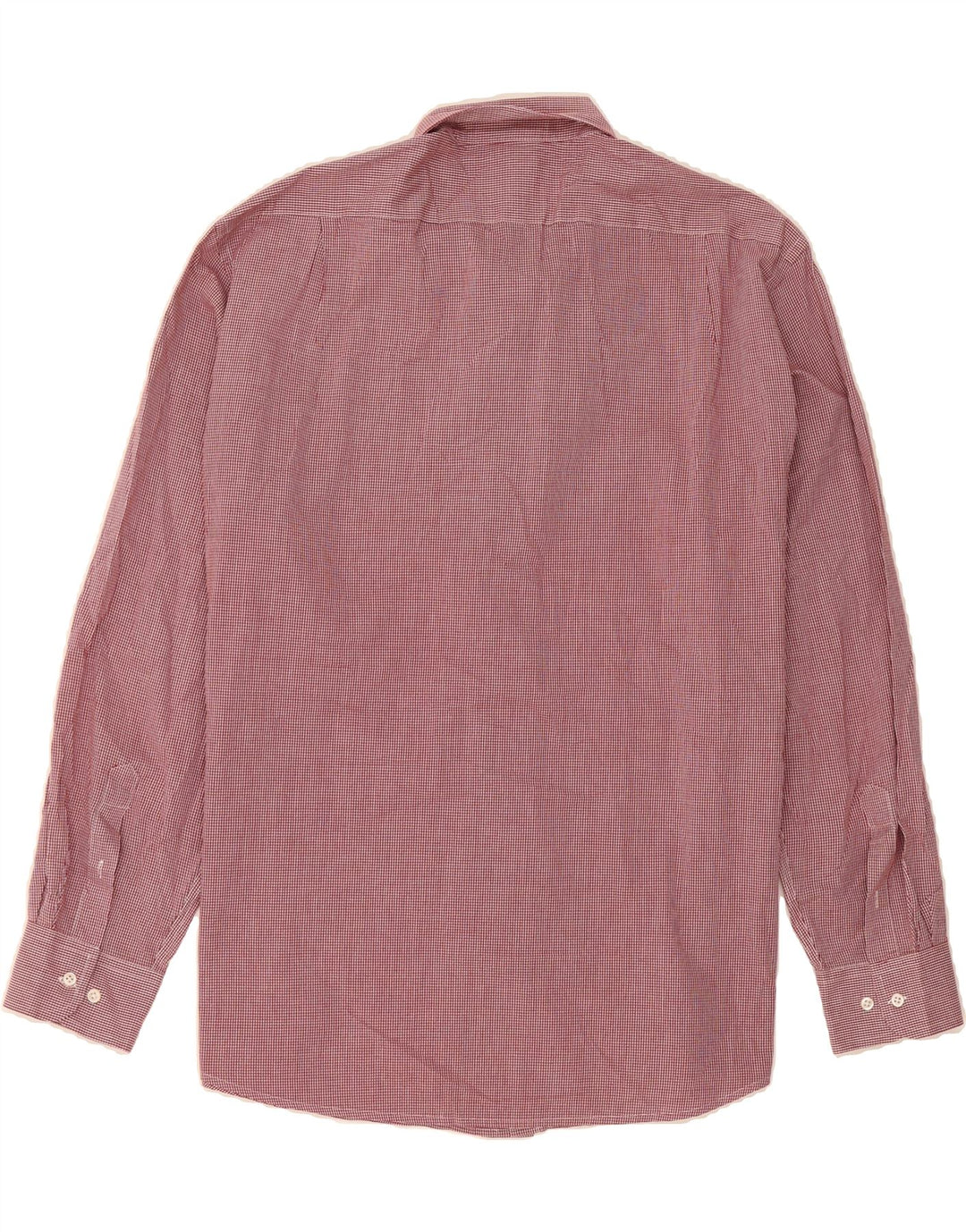 DOCKERS Mens Fitted Shirt Size 17 1/2 XL Red Gingham Cotton Vintage Dockers and Second-Hand Dockers from Messina Hembry 
