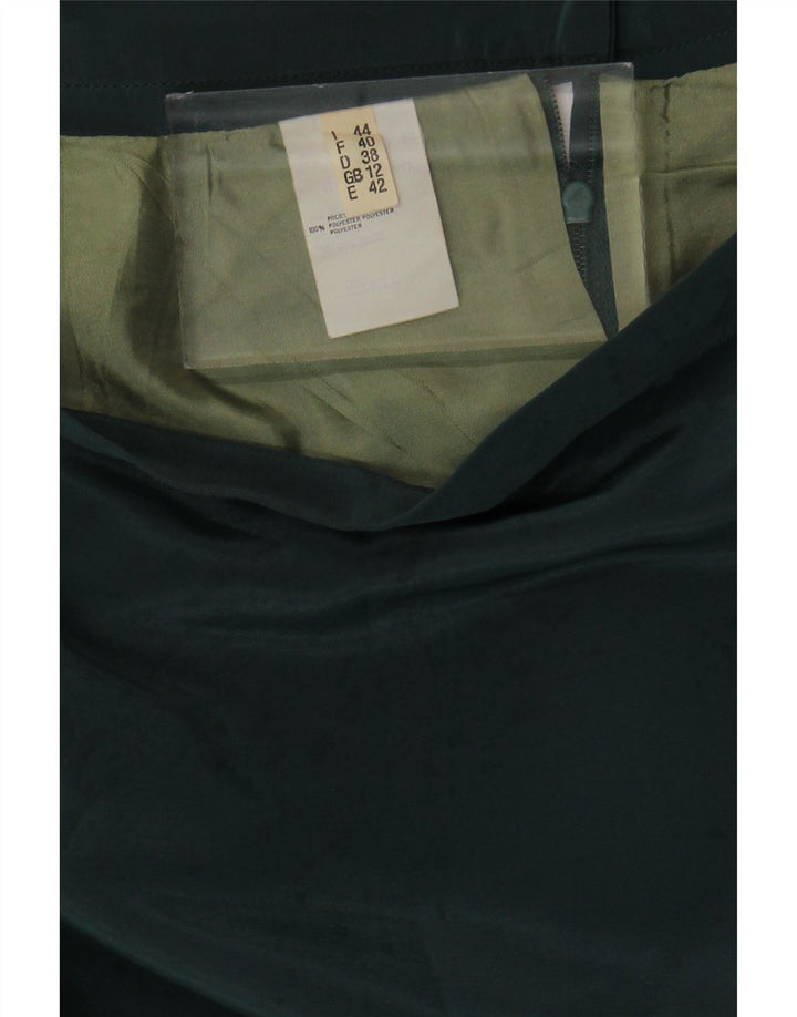 VINTAGE Womens Pencil Skirt UK 12 Medium W28  Green Polyester Vintage Vintage and Second-Hand Vintage from Messina Hembry 