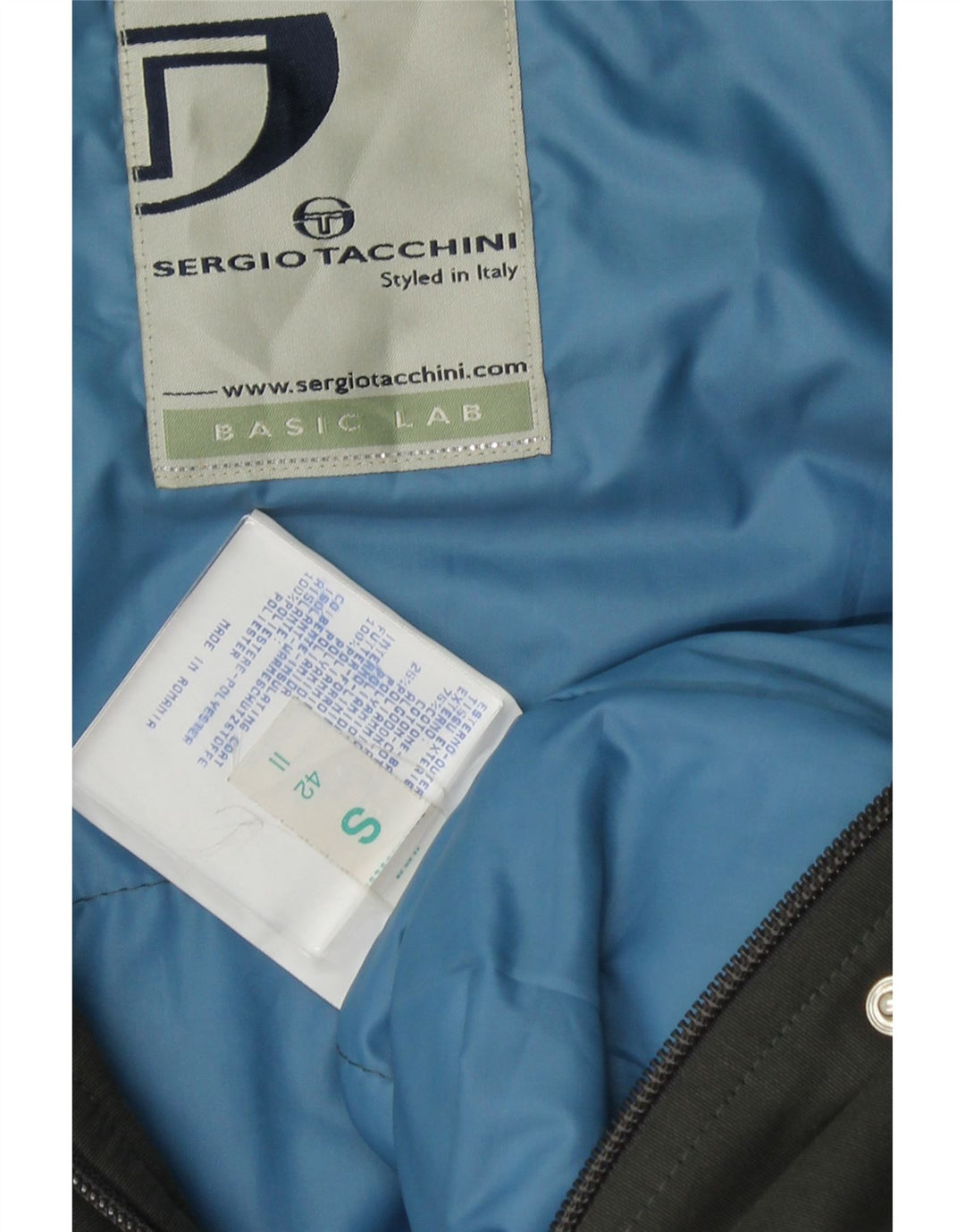SERGIO TACCHINI Womens Loose Fit Windbreaker Jacket UK 10 Small Grey Vintage Sergio Tacchini and Second-Hand Sergio Tacchini from Messina Hembry 