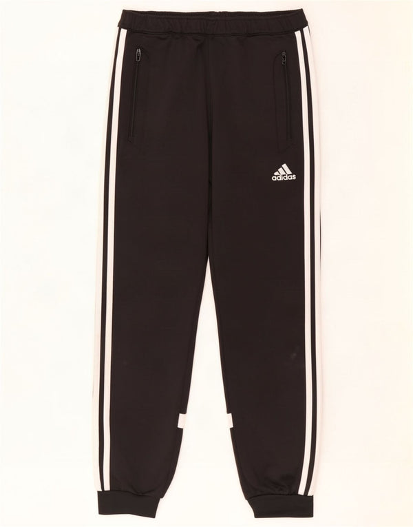 Adidas Pantalon de survêtement pour garçon Joggers 13-14 ans Grand Noir Colourblock
