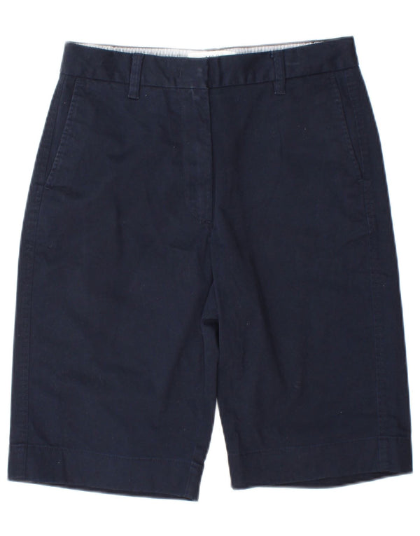 Marks & Spencer Pantalones cortos chinos para mujer UK 8 Small W27 Azul marino Algodón