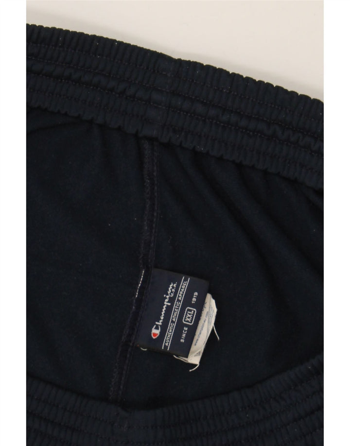 CHAMPION Mens Tracksuit Trousers 2XL  Navy Blue Polyester Vintage Champion and Second-Hand Champion from Messina Hembry 