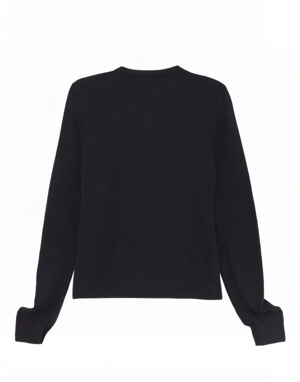 Maglione maglione girocollo da uomo Marks & Spencer 2XL acrilico blu navy