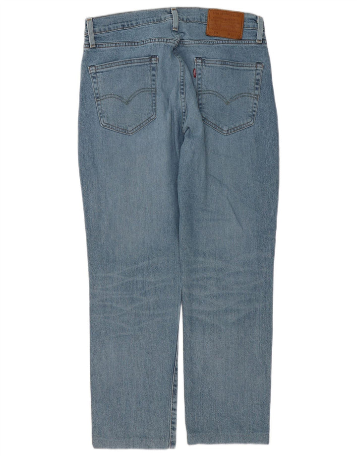 Męskie jeansy Levi's 511 Slim W33 L30 Niebieska bawełna