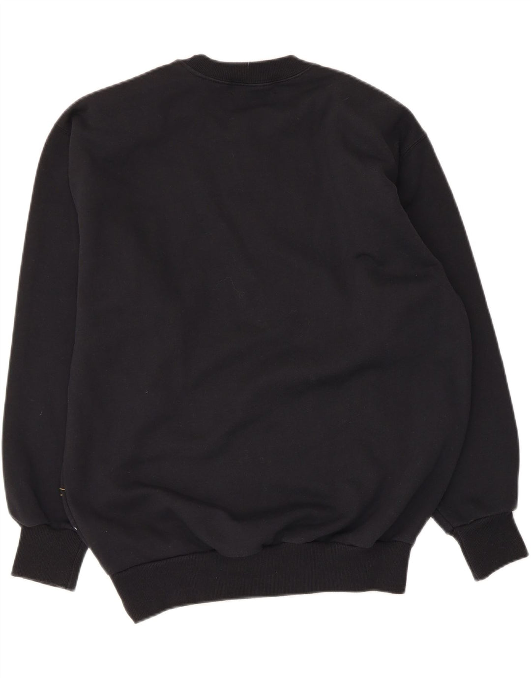 Kris Michele Womens Graphic Sweatshirt Jumper UK 14 Medium Black Polyester