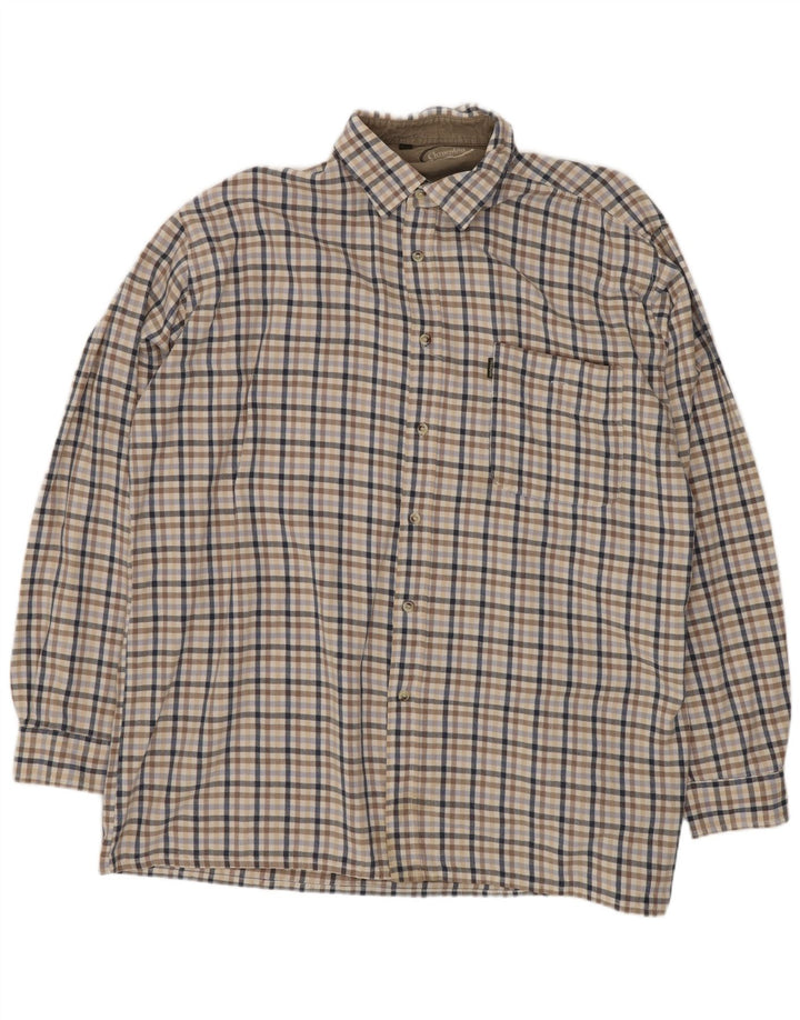Champion Herren-Flanellhemd XL, mehrfarbig, Gingham-Baumwolle