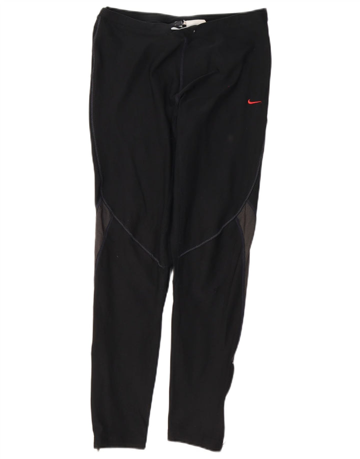 Nike Womens Running Leggings UK 10/12 Medium  Black Colourblock