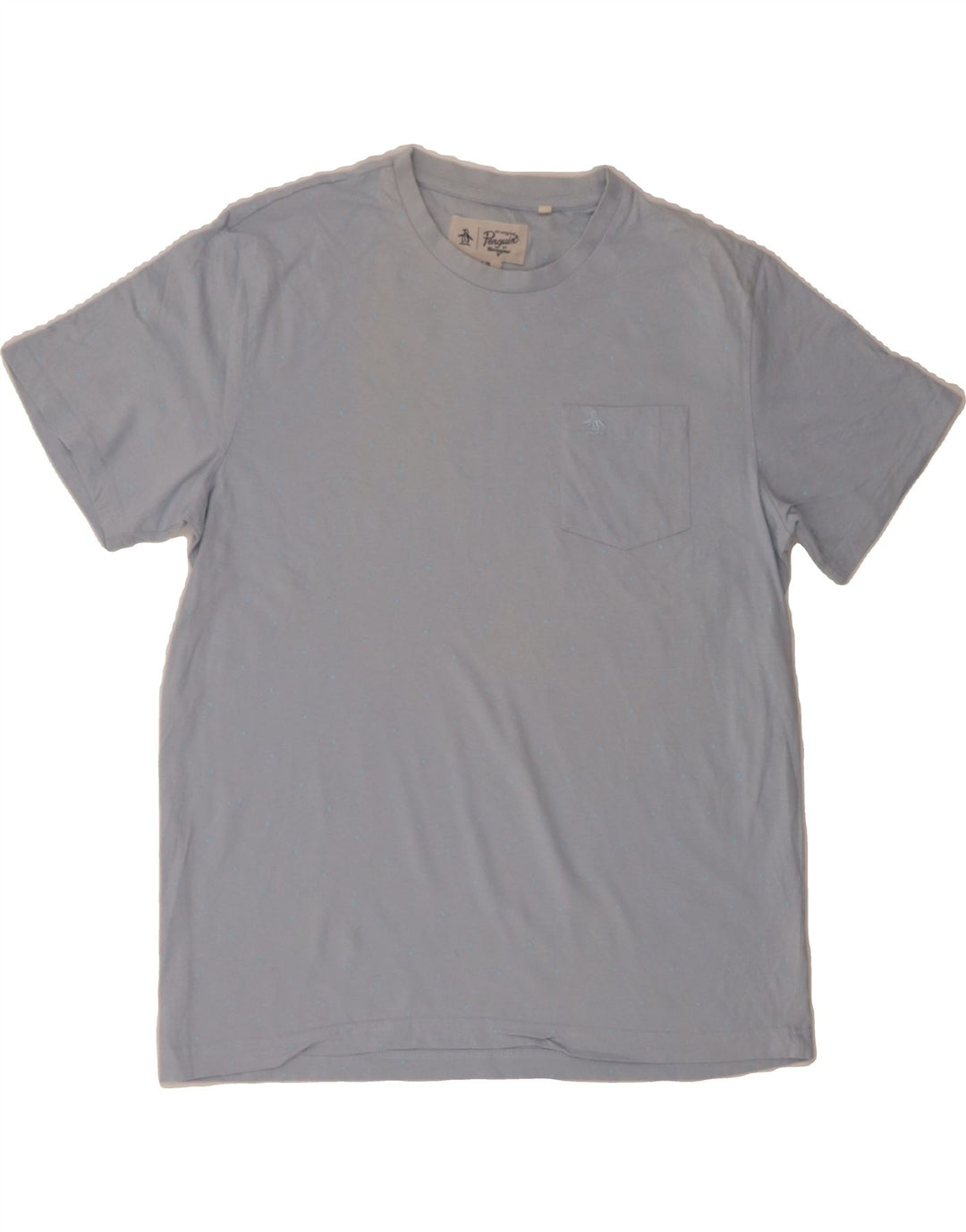 PENGUIN Mens T-Shirt Top Large Blue Cotton Vintage Penguin and Second-Hand Penguin from Messina Hembry 