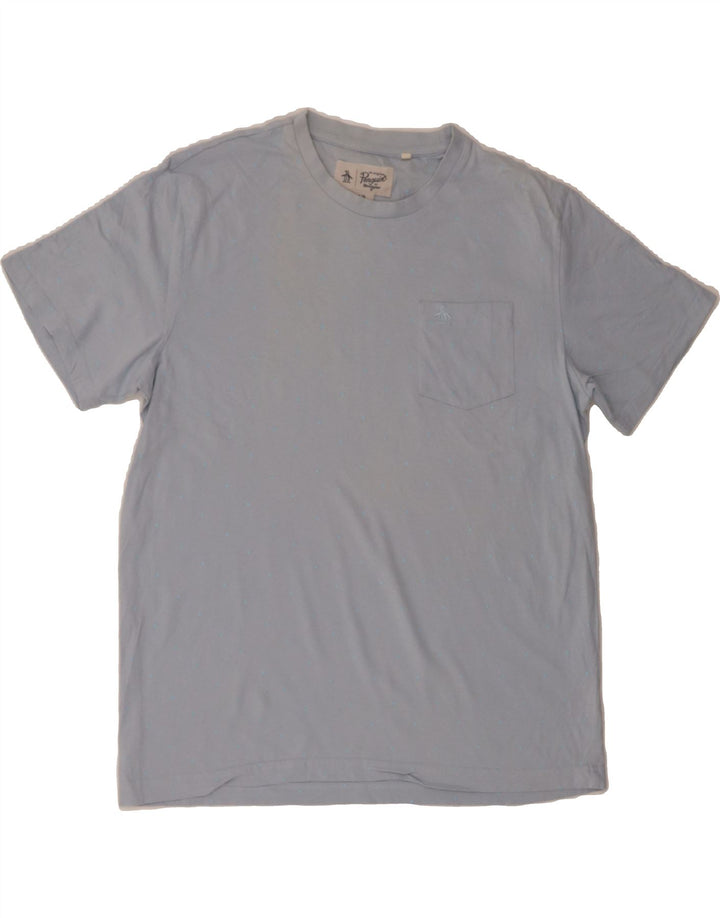 PENGUIN Mens T-Shirt Top Large Blue Cotton Vintage Penguin and Second-Hand Penguin from Messina Hembry 