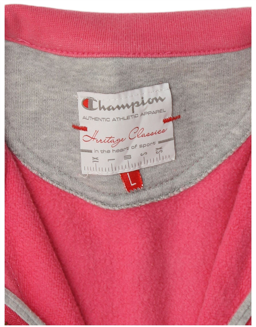 CHAMPION Womens Heritage Classics Tracksuit Top Jacket UK 14 Large Pink