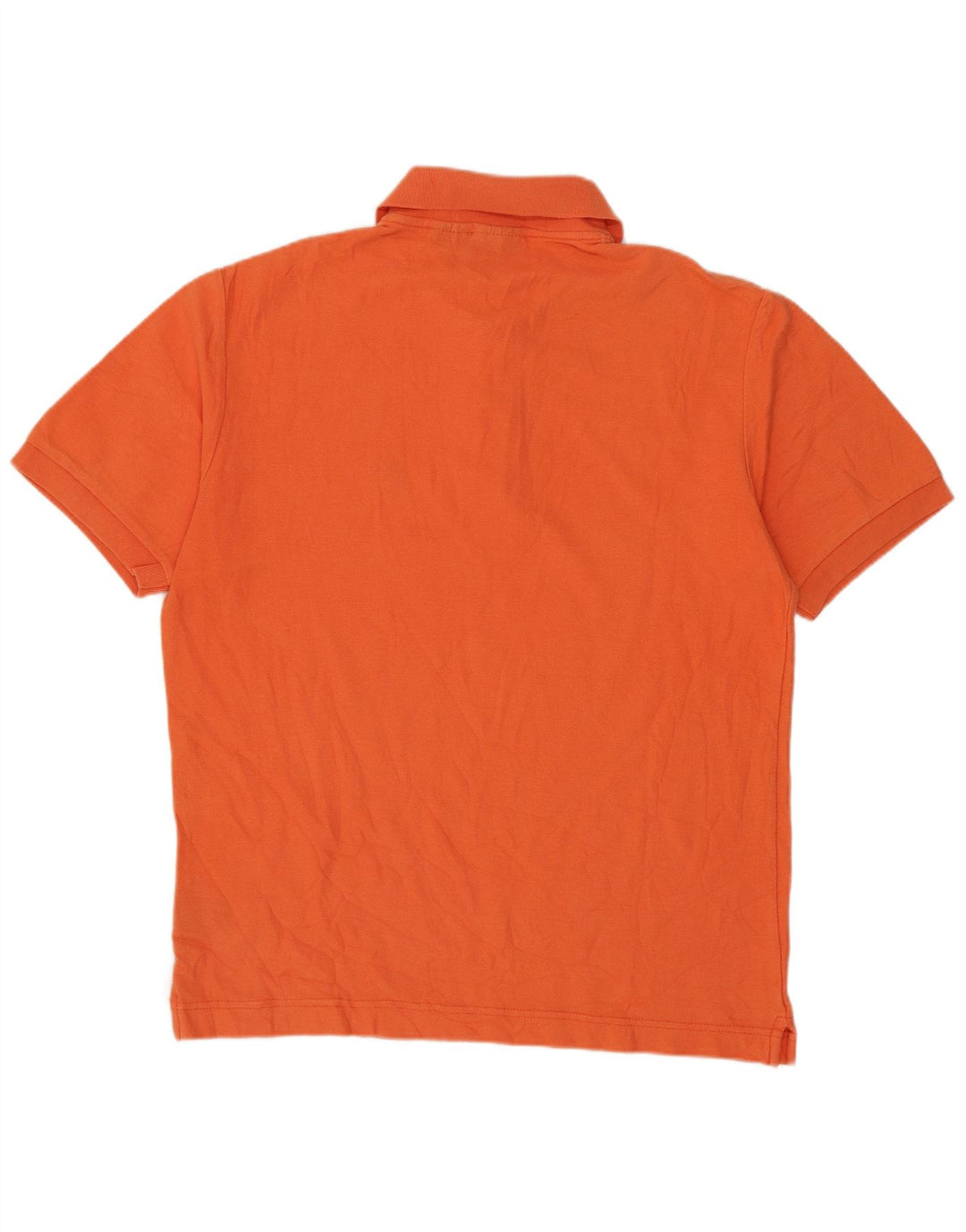 Fila Mens Polo Shirt Medium Orange Cotton