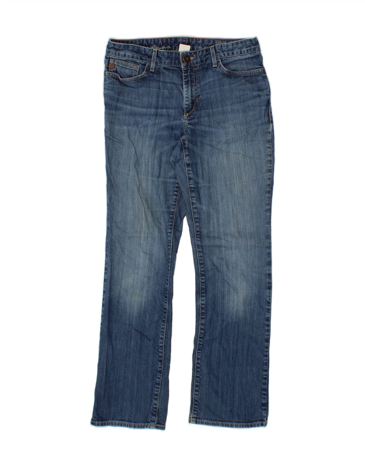 EDDIE BAUER Womens Barely Bootcut Jeans US 8 Medium W30 L30 Blue Vintage Eddie Bauer and Second-Hand Eddie Bauer from Messina Hembry 