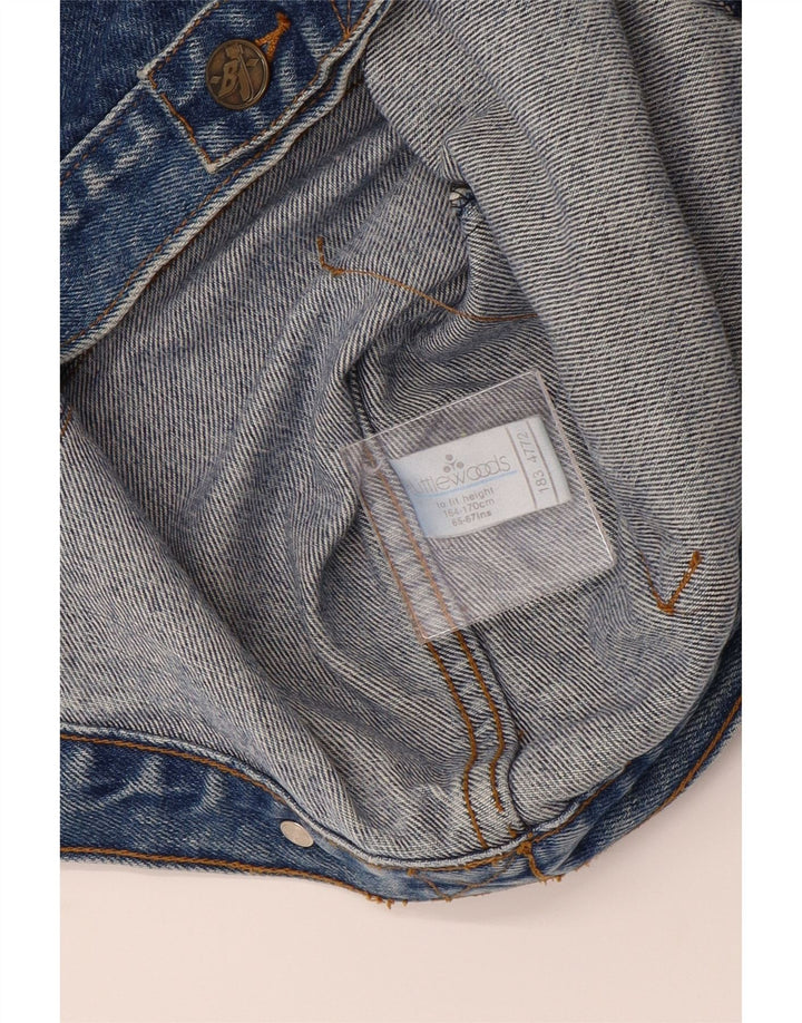 VINTAGE Boys Denim Jacket 13-14 Years Blue Cotton Vintage Vintage and Second-Hand Vintage from Messina Hembry 