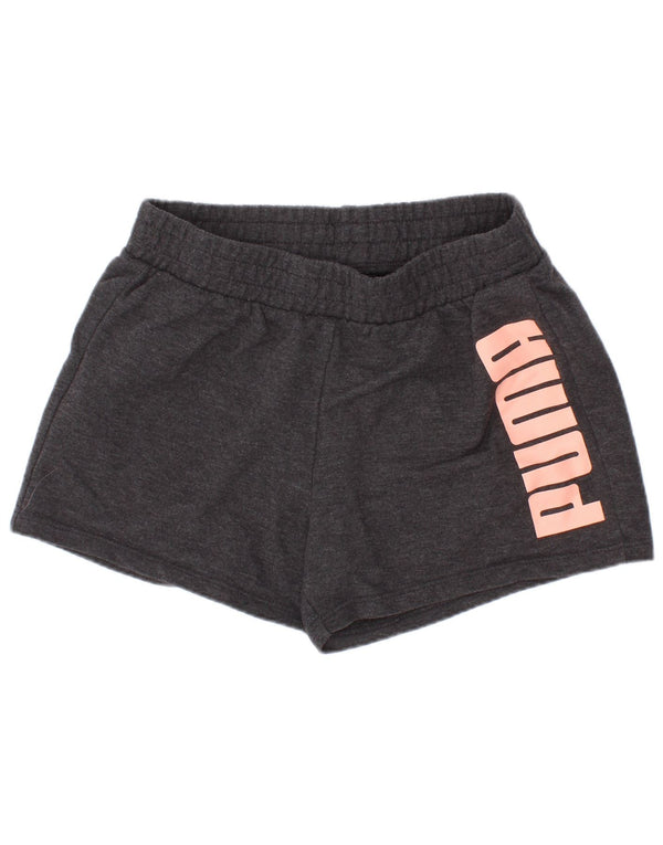 Puma Jungen Graphic Sport Shorts 7–8 Jahre Grau