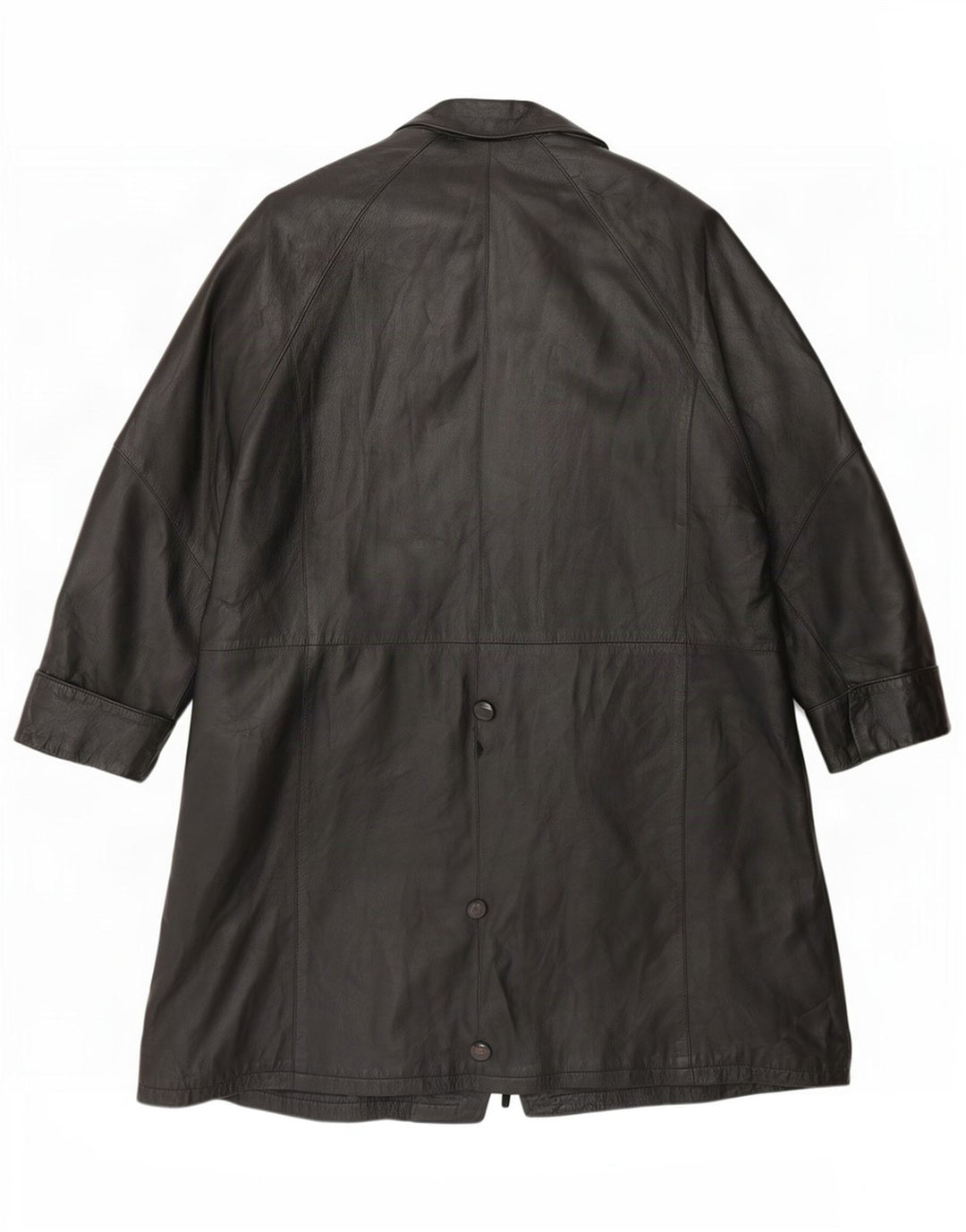 Douglas Abrigo de cuero para mujer UK 46 Grande Negro