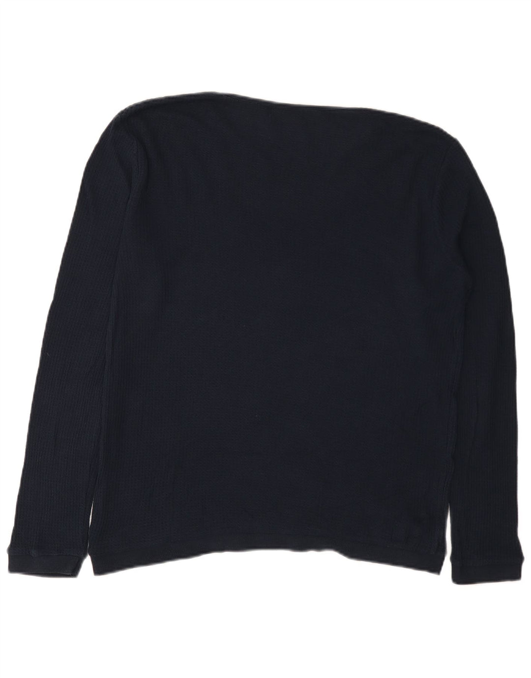 Zara Mens Boat Neck Jumper Sweater Medium Navy Blue