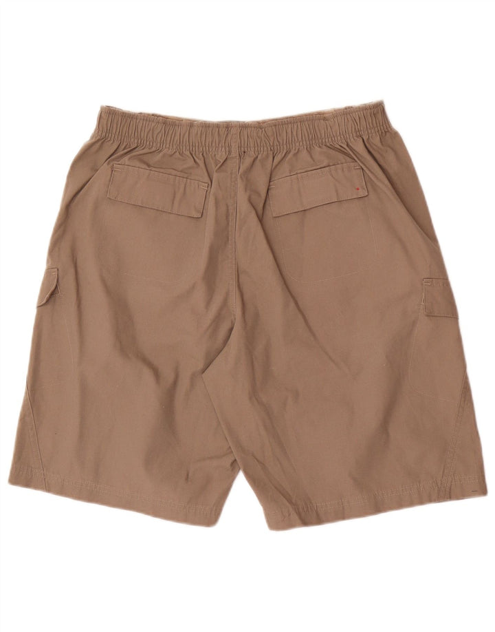 Fred Perry Boys Cargo Shorts 15-16 Years XL W30 Brown Polyester