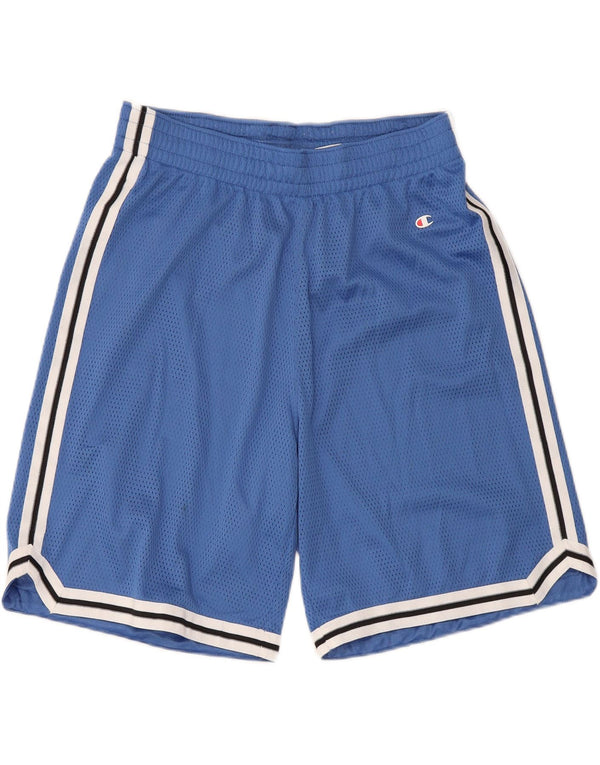 Pantaloncini sportivi da uomo Champion Small blu in poliestere color block