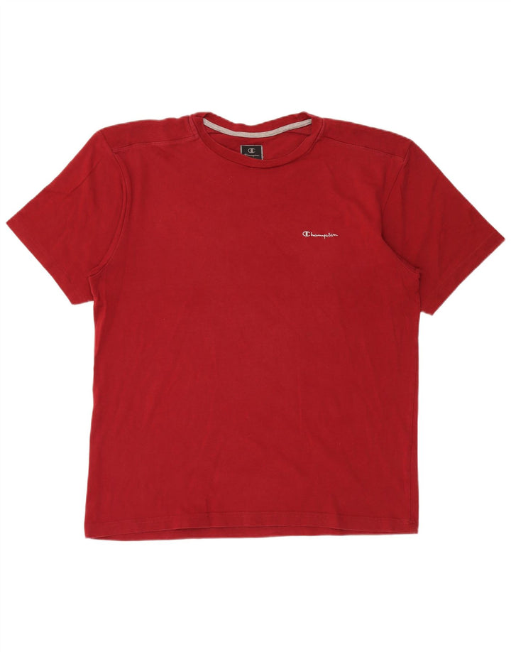 Champion Herre T-Shirt Top 2XL Rød