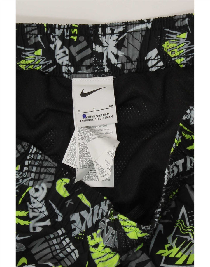 Nike Mens Graphic Swimming Shorts Small Multicoloured Polyester