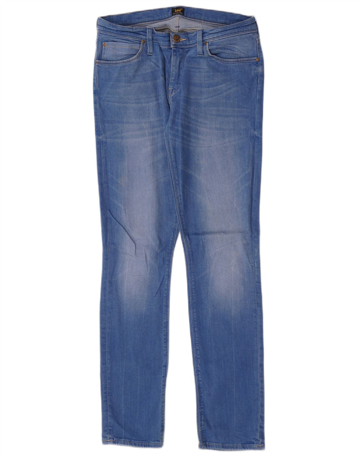 Lee Womens Jade Slim Jeans W31 L31 Blue Cotton