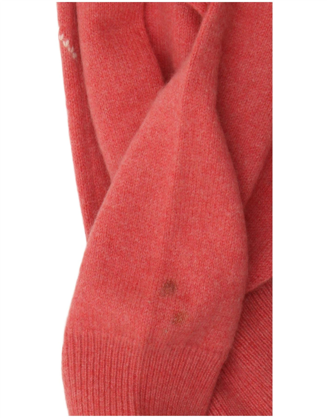 Peter Scott Mens Cardigan Sweater Large Pink Argyle/Diamond Wool