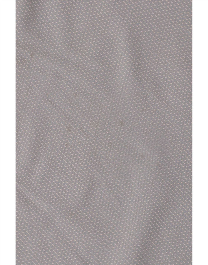 Tommy Hilfiger Mens Polo Shirt Medium Blue Spotted Cotton