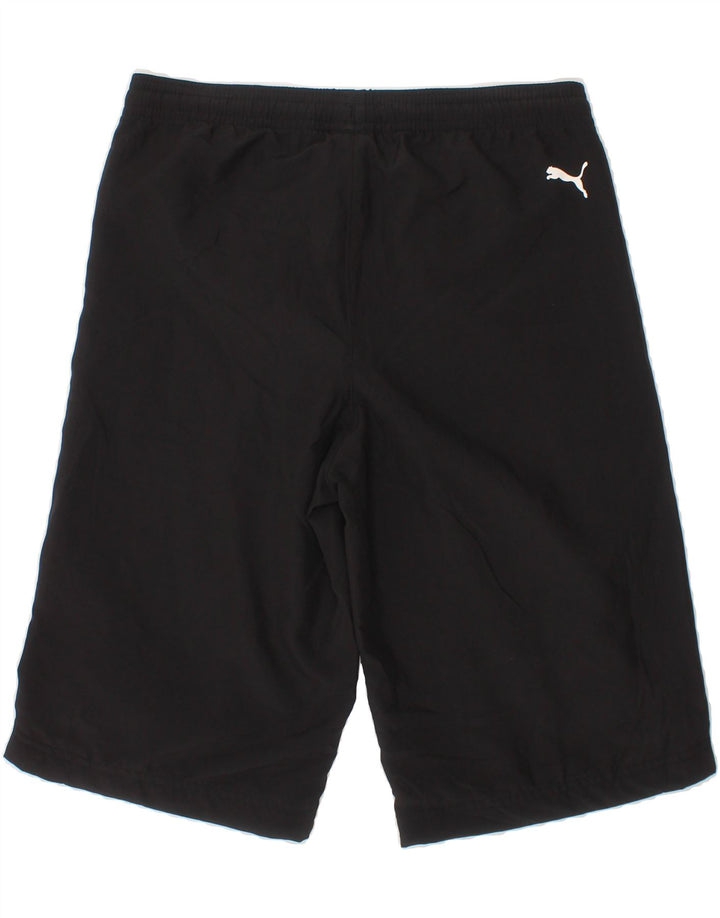 PUMA Boys Graphic Sport Shorts 7-8 Years  Black Polyester Vintage Puma and Second-Hand Puma from Messina Hembry 