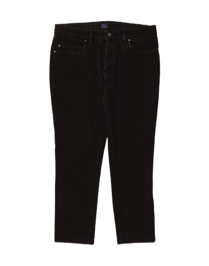 TRUSSARDI Womens Slim Jeans W33 L27 Black Cotton Vintage Trussardi and Second-Hand Trussardi from Messina Hembry 