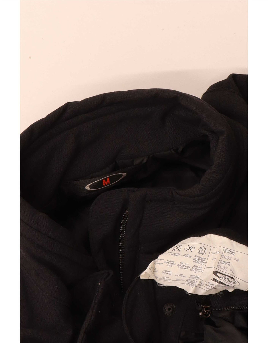 Jachetă Spidi pentru femei Motorstyle Racer UK 14 Medium Black Poliamidă