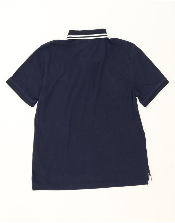 NAUTICA Mens Polo Shirt Medium Navy Blue Cotton Vintage Nautica and Second-Hand Nautica from Messina Hembry 