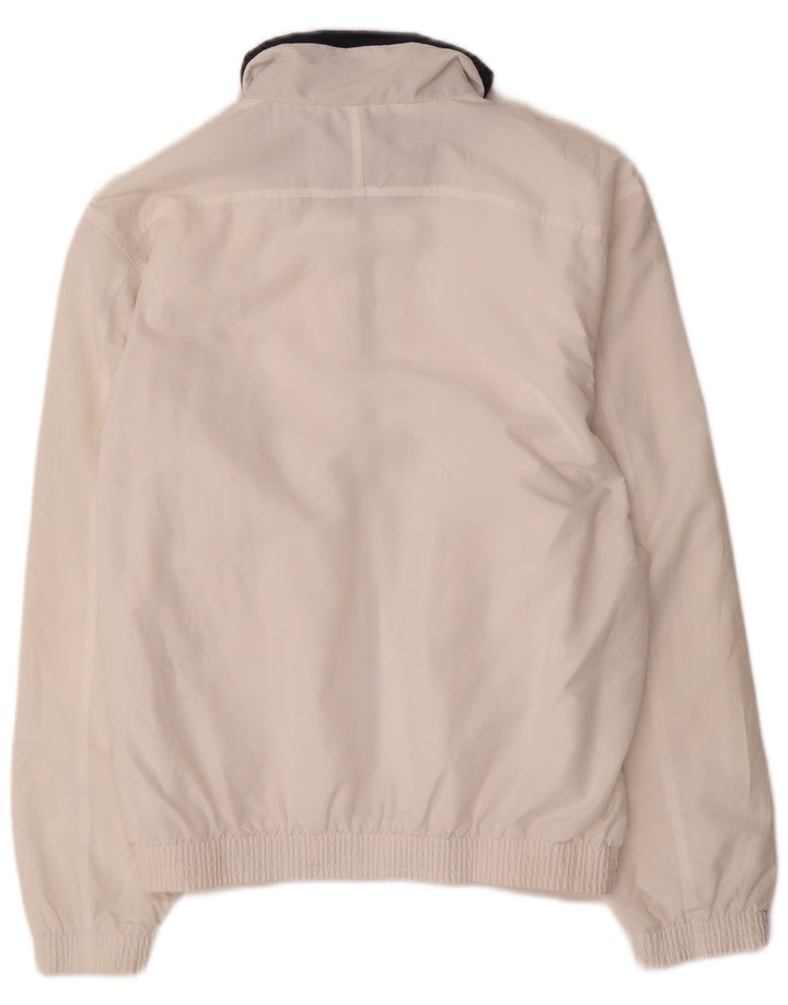 Champion Mens Tracksuit Top Jacket Medium White Polyester