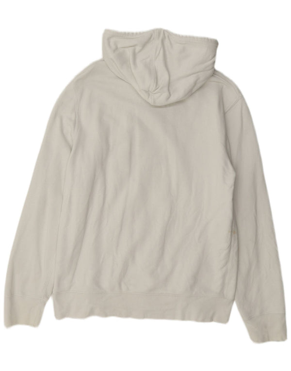 Levi's Mens Graphic Hoodie Jumper Large White Cotton