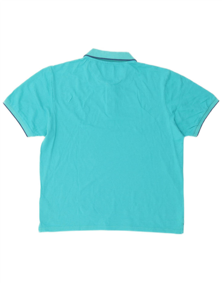 Polo da uomo North Sails Large in cotone blu