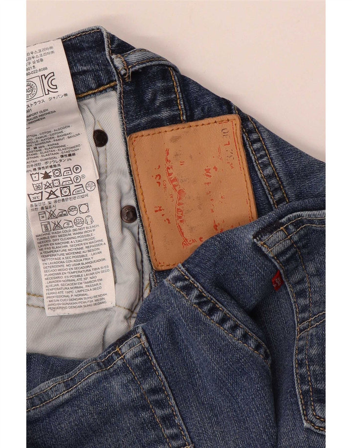Levi's Slim Jeans til kvinder W32 L28 Blå Bomuld