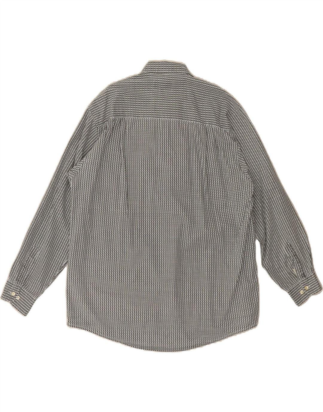 TOM TAILOR Mens Shirt XL Grey Check Cotton Vintage Tom Tailor and Second-Hand Tom Tailor from Messina Hembry 