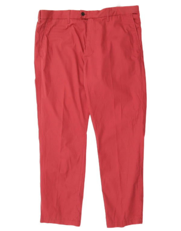 Ανδρικό παντελόνι Chino Marks & Spencer Regular W40 L31 Ροζ βαμβακερό