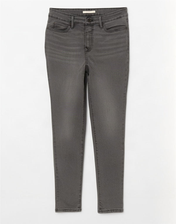 Jeans skinny Levi's 711 da donna W27 L27 cotone grigio
